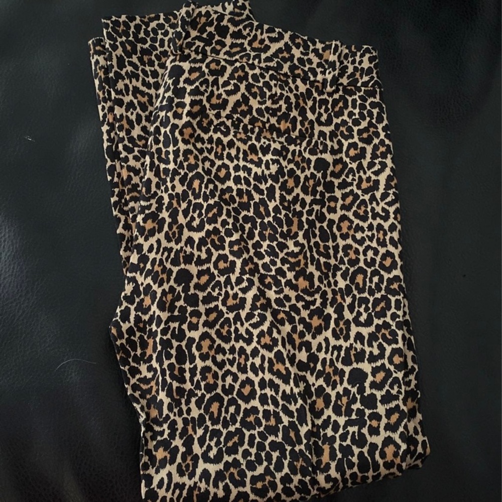 J Crew Winnie Pant Leopard 4